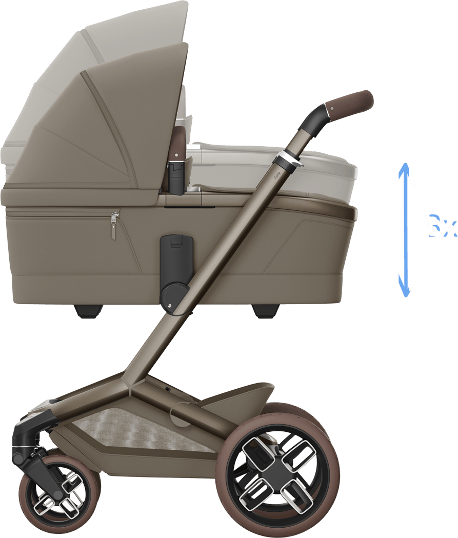 Maxi-Cosi Fame + Carrycot in Oak Truffle Travel Systems KF10000229 8720291004168