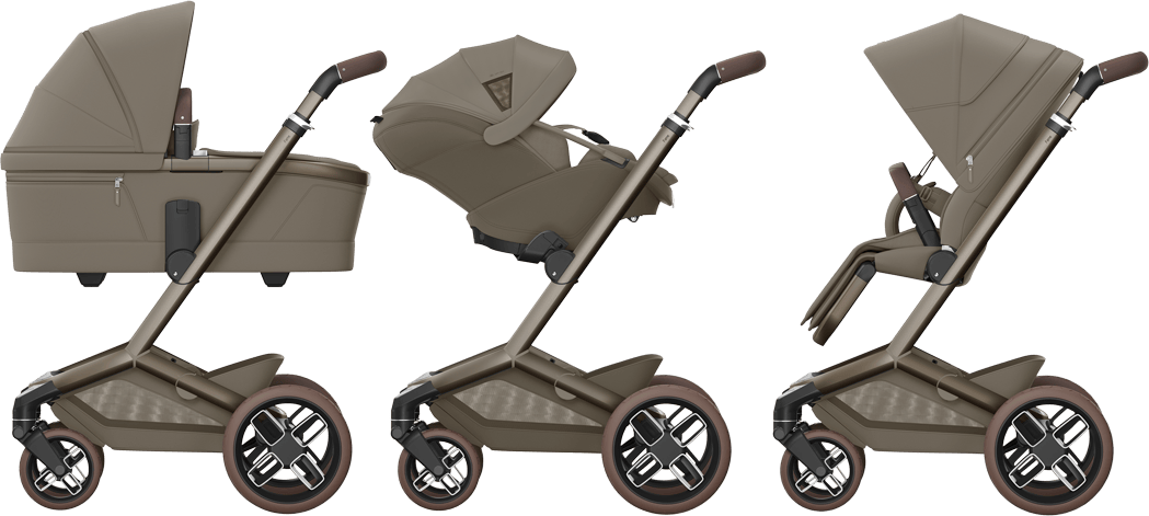 Maxi-Cosi Fame + Carrycot in Oak Truffle Travel Systems KF10000229 8720291004168
