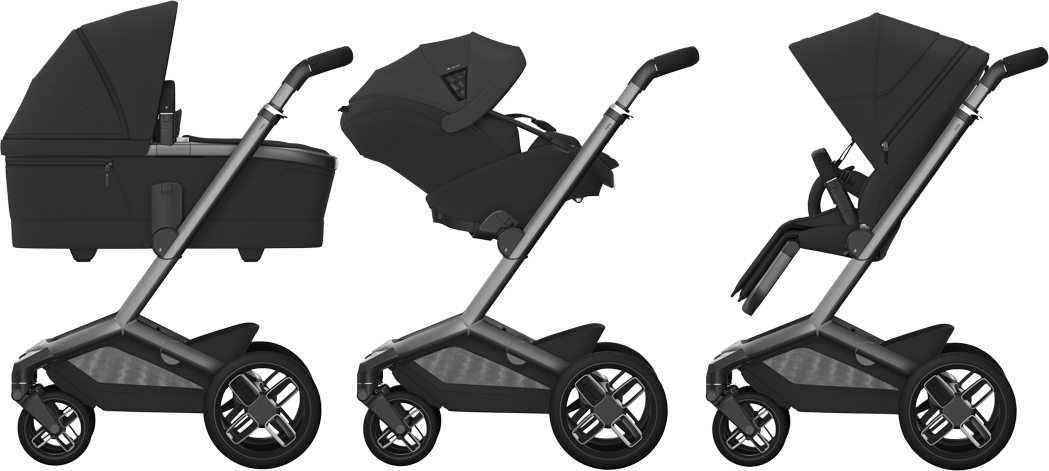 Maxi-Cosi Fame + Carrycot in Onyx Black Travel Systems KF10000225 8720291004120