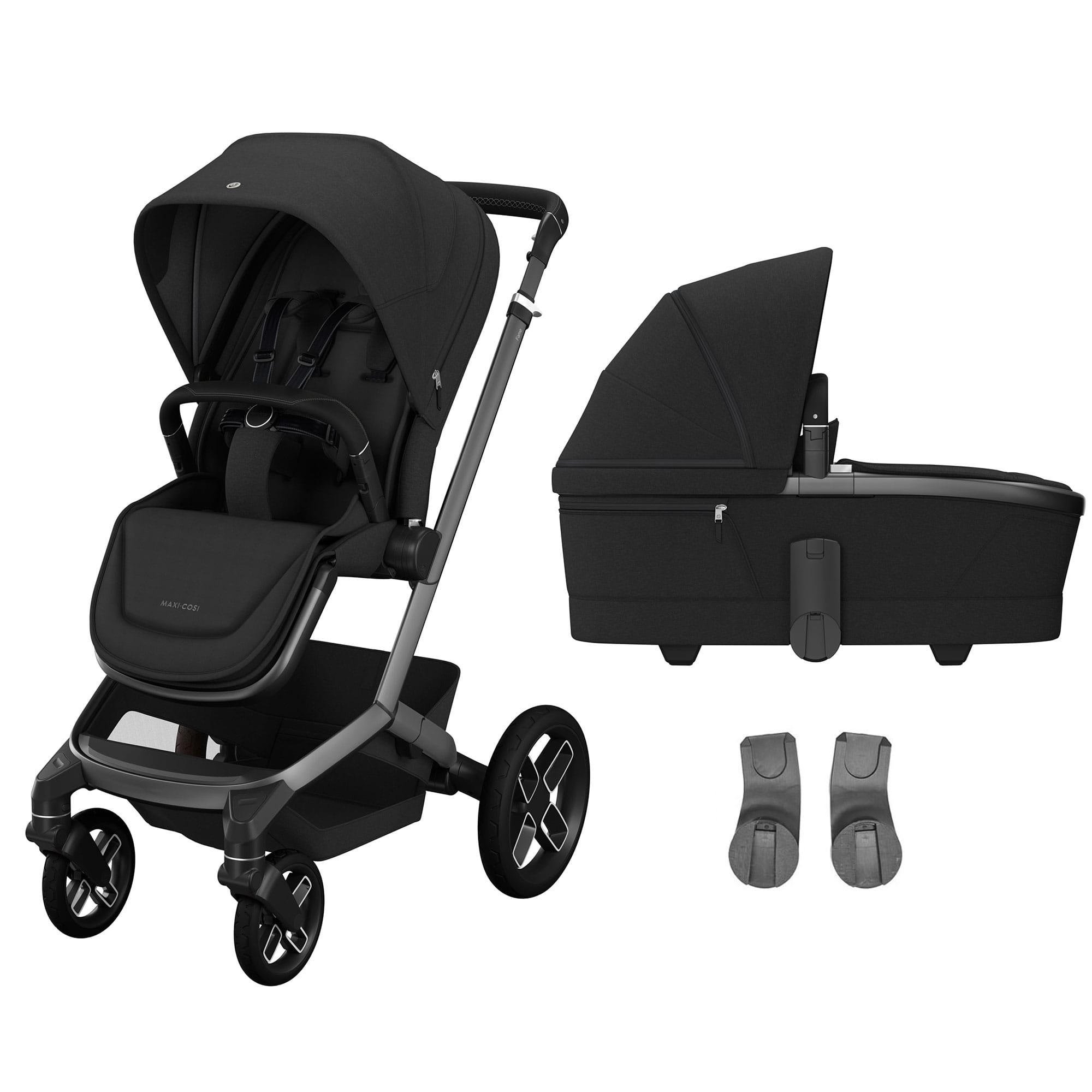 Maxi-Cosi FAME Pram with Carrycot in Twillic Black Travel Systems KF10000102 8712930018179