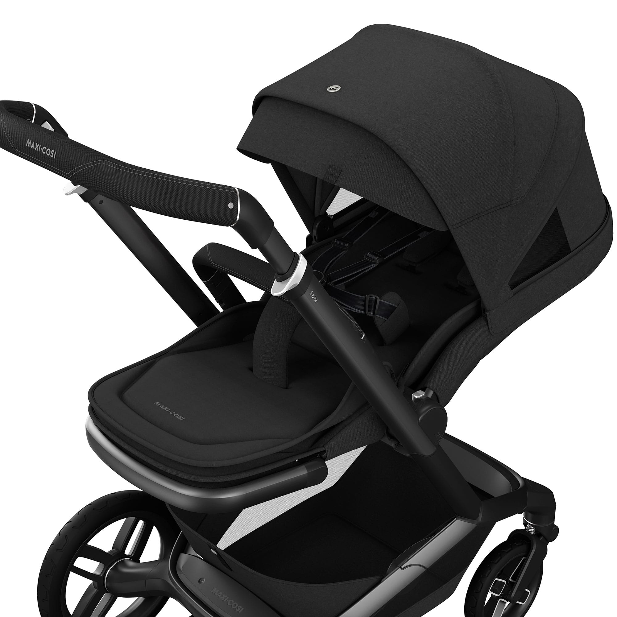 Maxi-Cosi FAME Pram with Carrycot in Twillic Black Travel Systems KF10000102 8712930018179