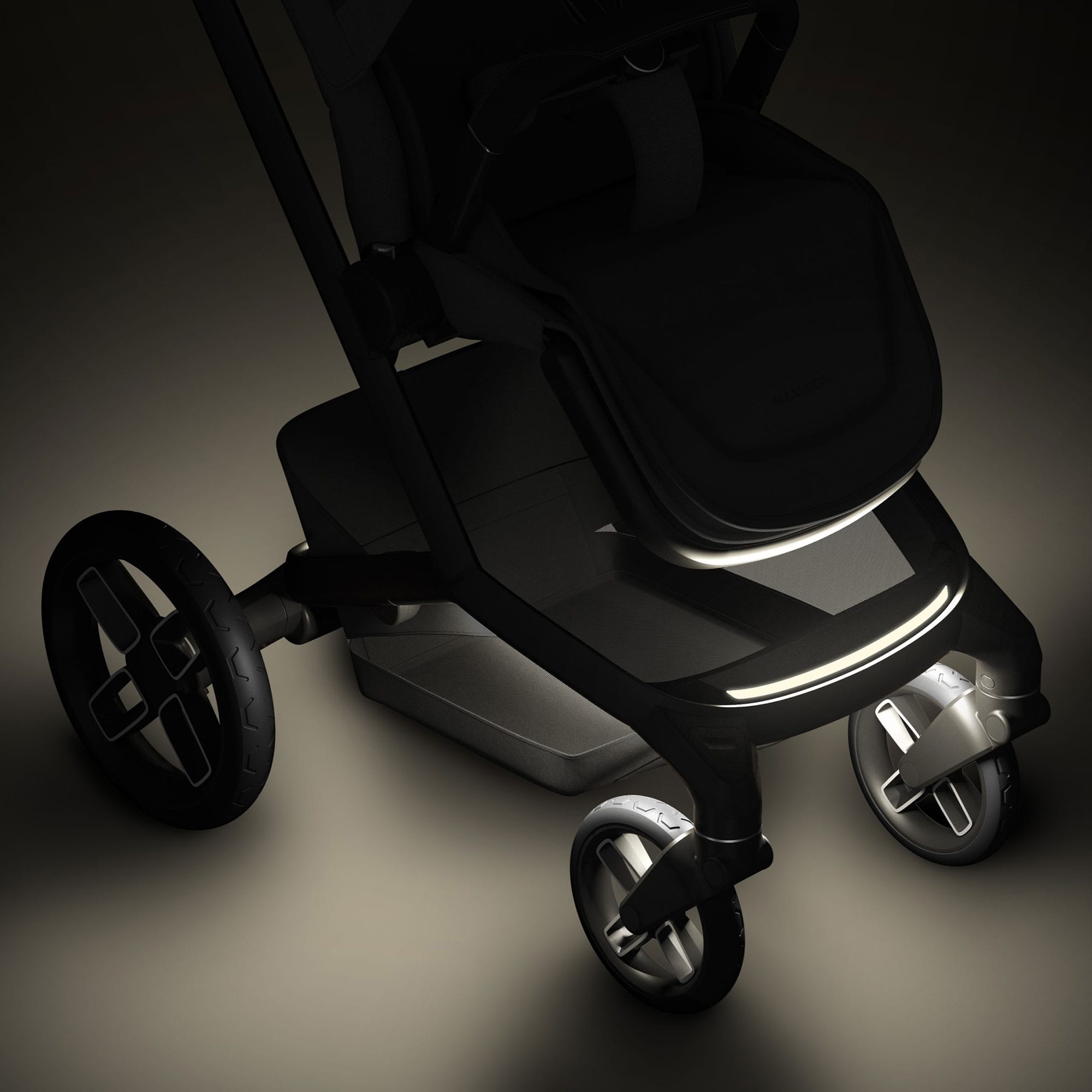 Maxi-Cosi FAME Pram with Carrycot in Twillic Black Travel Systems KF10000102 8712930018179