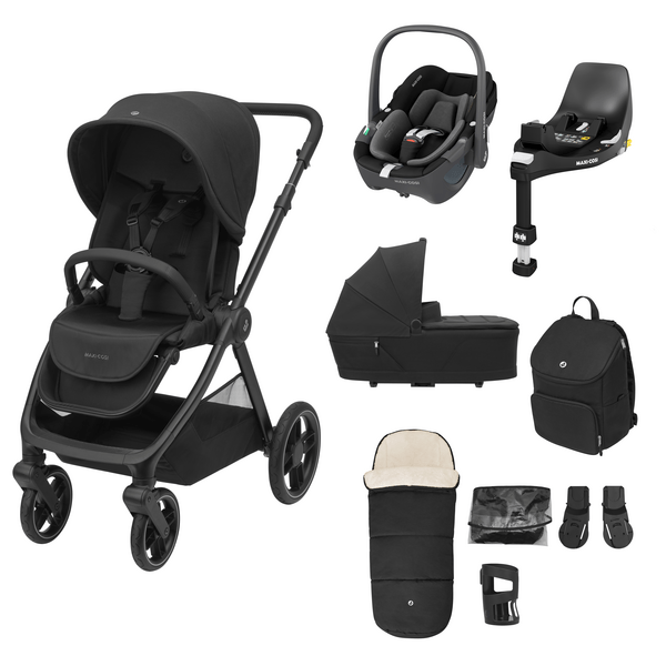 Maxi-Cosi KIT Oxford 9pc TS Complete 360 Black Travel Systems KF61100000 8712930009023