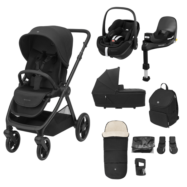 Maxi-Cosi KIT Oxford 9pc TS Premium 360 Pro2 Black Travel Systems KF60800000 8712930009009