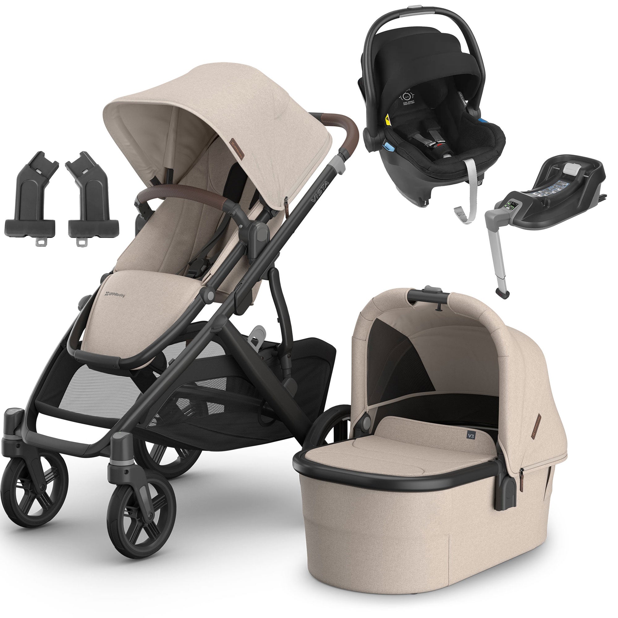 Uppababy Vista V3 Mesa & Base Travel System in Ada