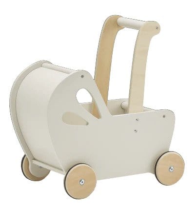 Moover Essential Dolls Pram in Off White Push Along Toys