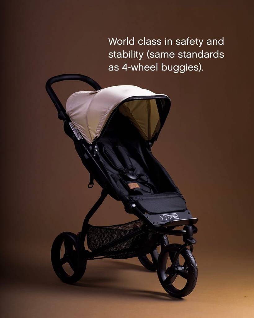 Mountain Buggy Swift 3 Wheeler Pushchair in Caviar 3 Wheelers MB-SW1v4caviar 9420015782028
