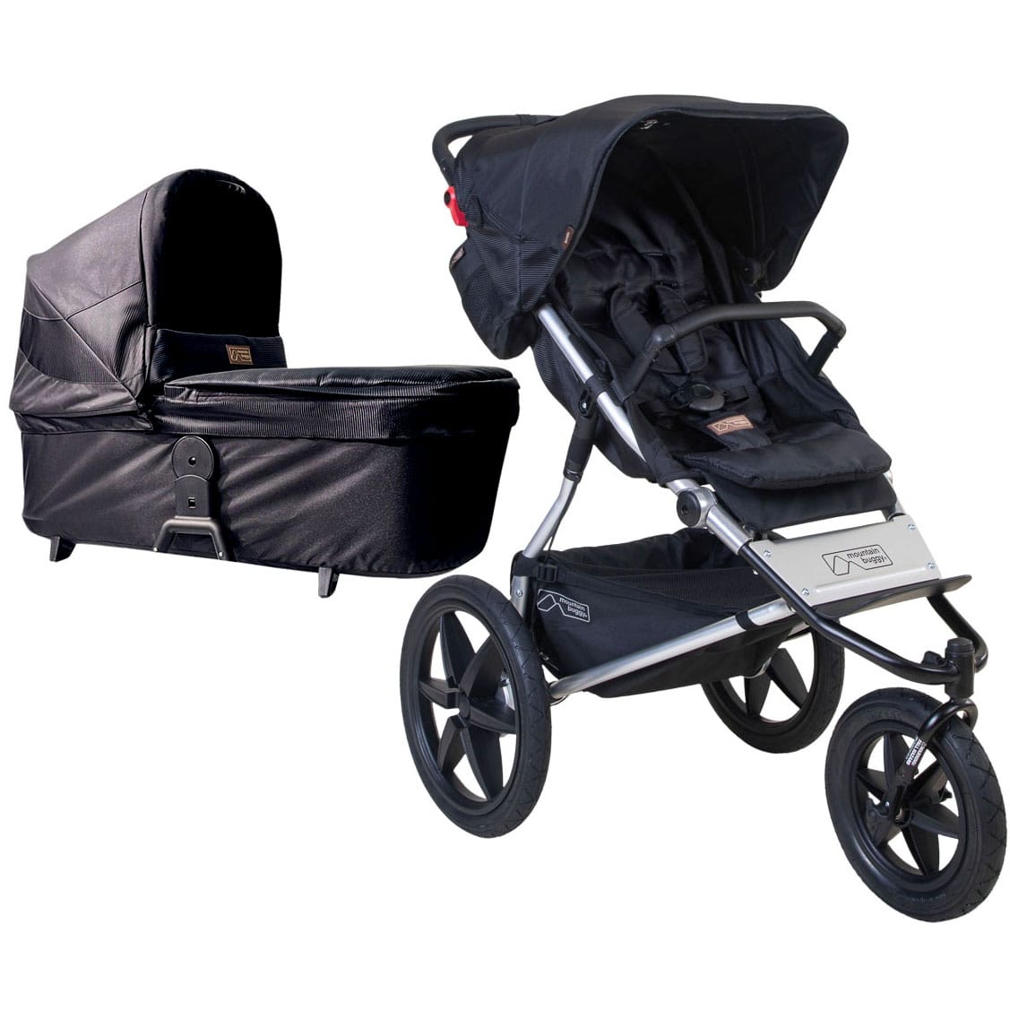 Mountain Buggy Terrain V4 With Carrycot in Onyx 3 Wheelers 21606-ONY 9420015782752
