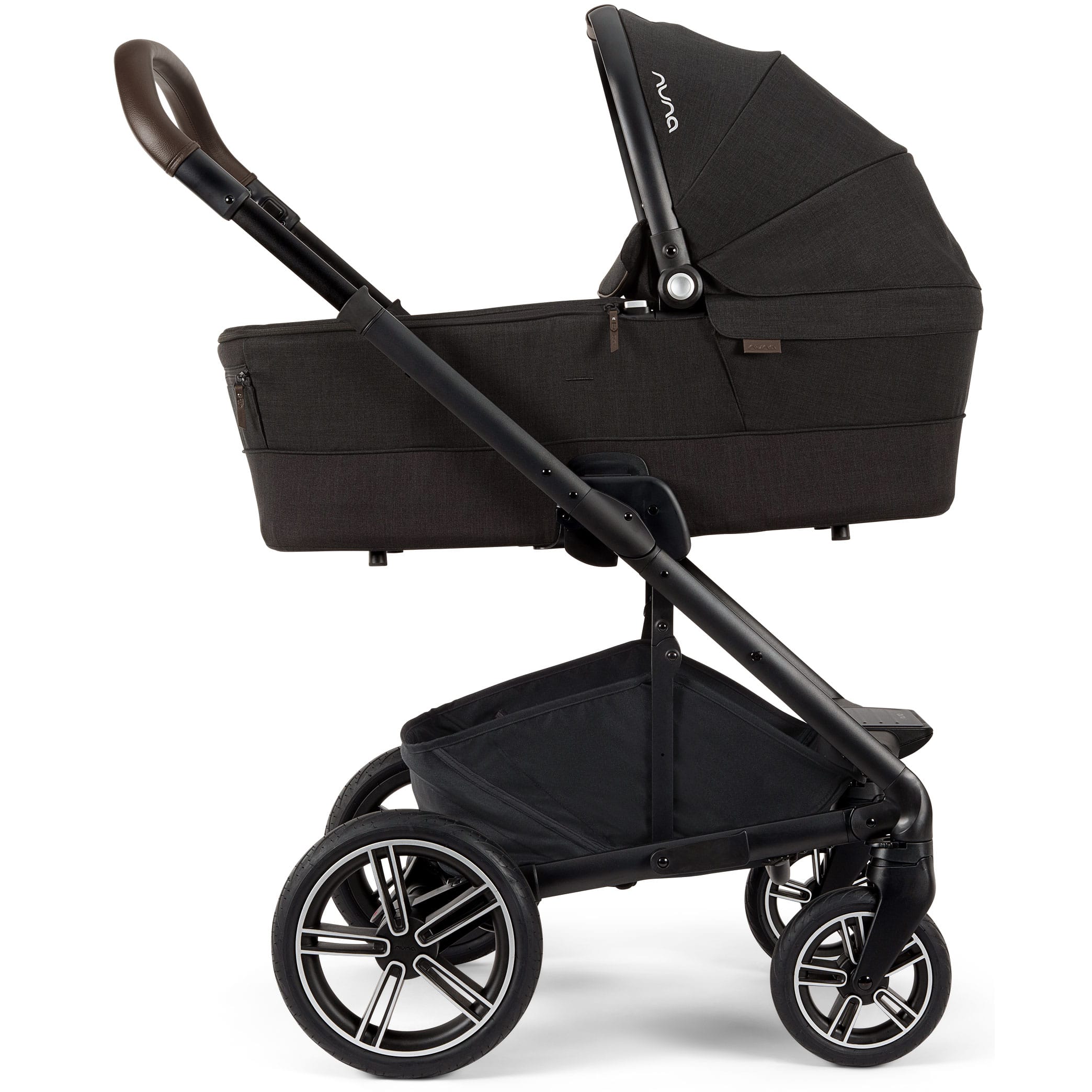 Nuna MIXX Next 2 in 1 Pram in Caviar Baby Prams 21351-MIXX-CAVI 8720874761617