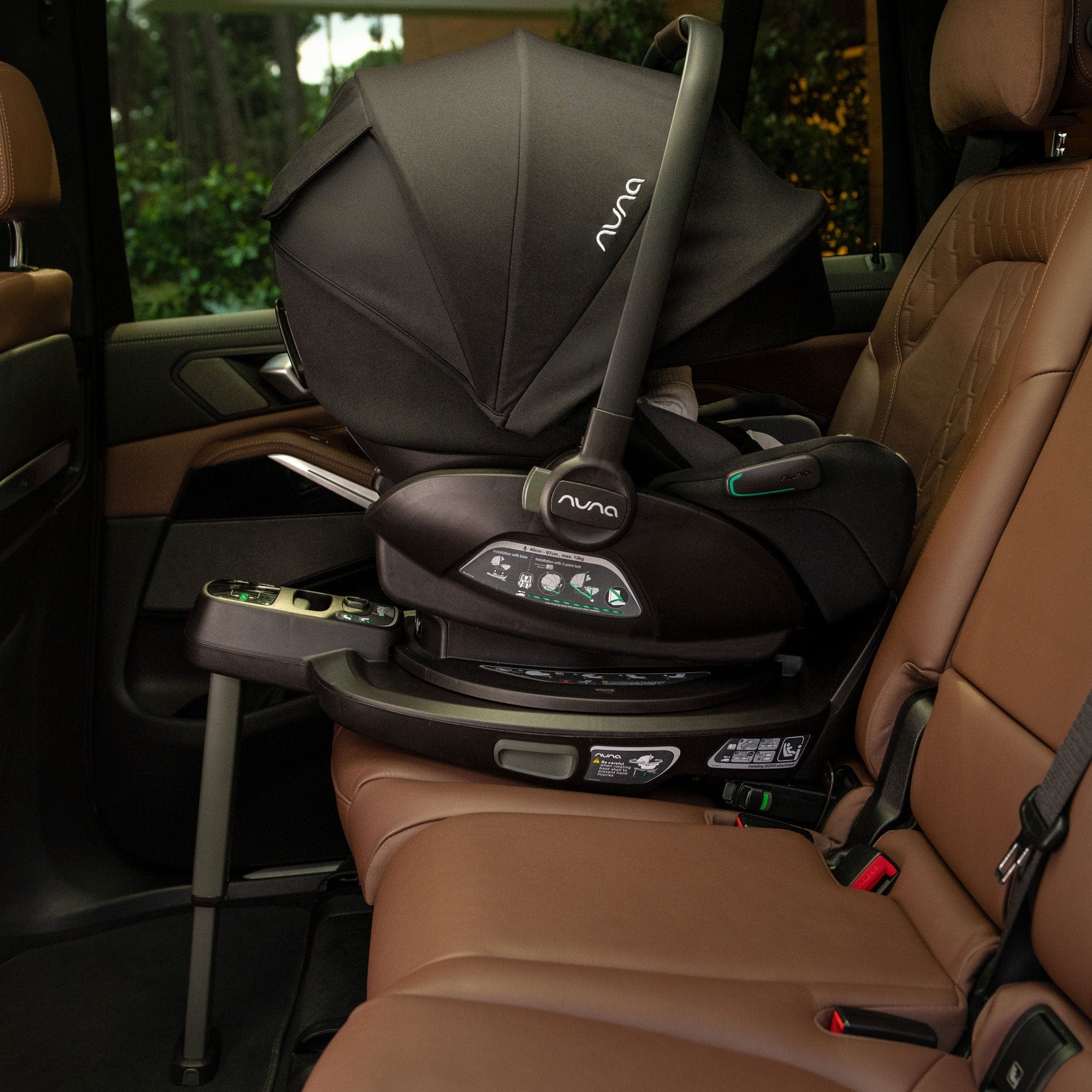 Nuna BASE Curv Rotating Slide Isofix Base Car Seat Bases IF20800ACSGL 8721094513185