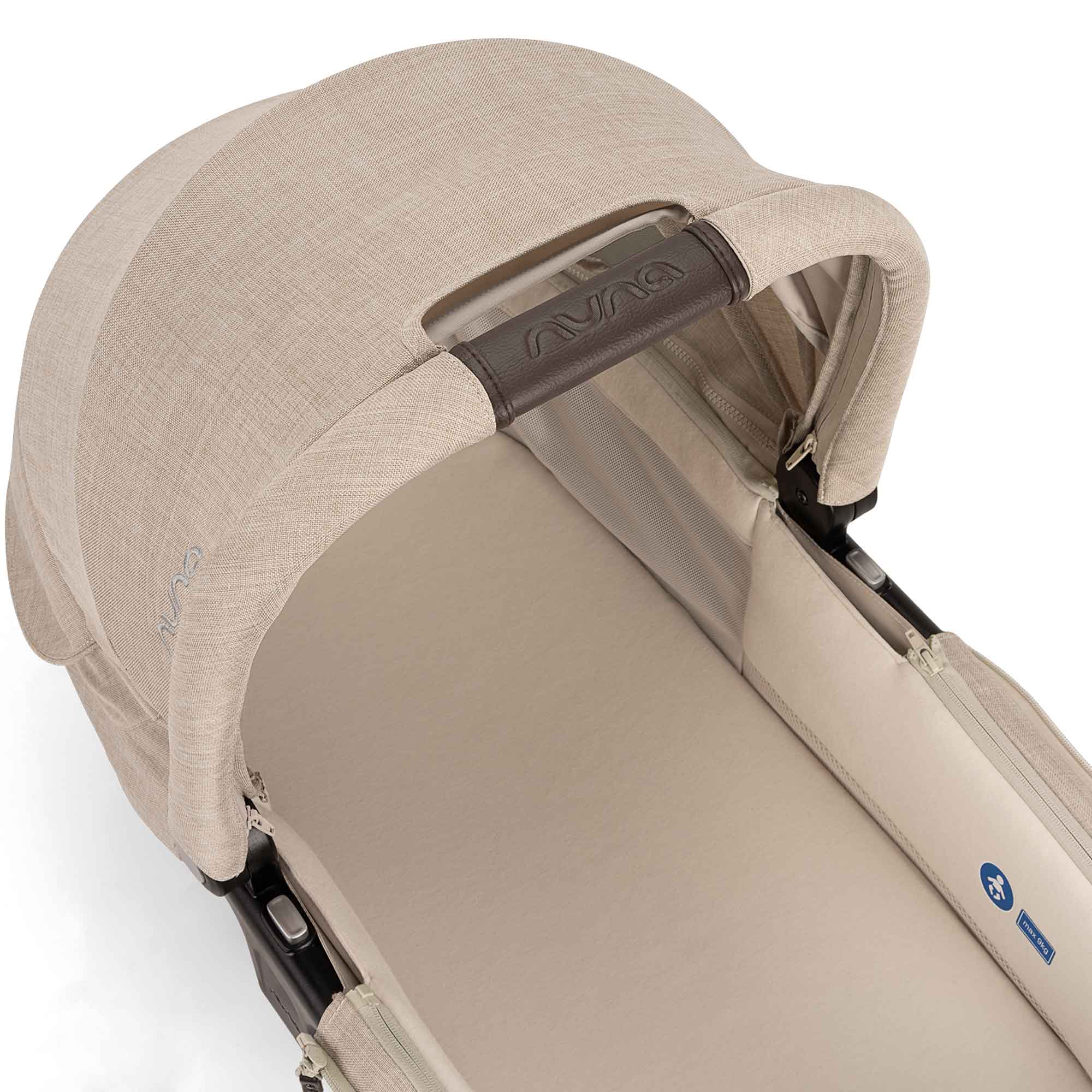 Nuna LYTL Carrycot in Biscotti Chassis & Carrycots