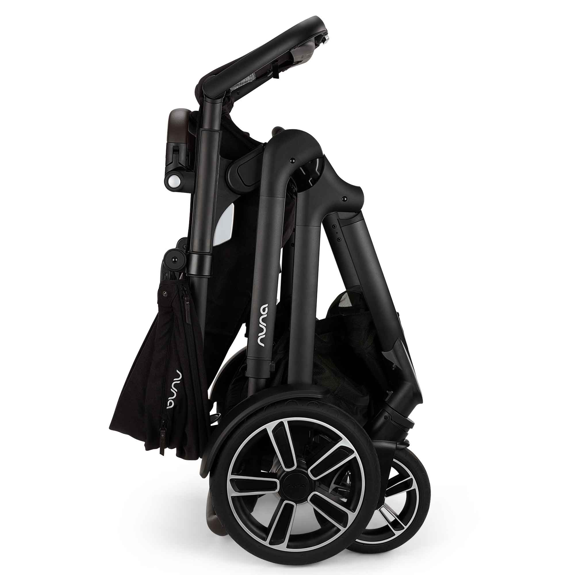 nuna double stroller 2021 Nuna DEMI Next Twin Bundle in Caviar