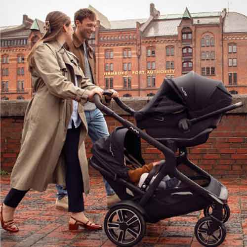 nuna dual stroller Nuna DEMI Next Twin Bundle in Caviar