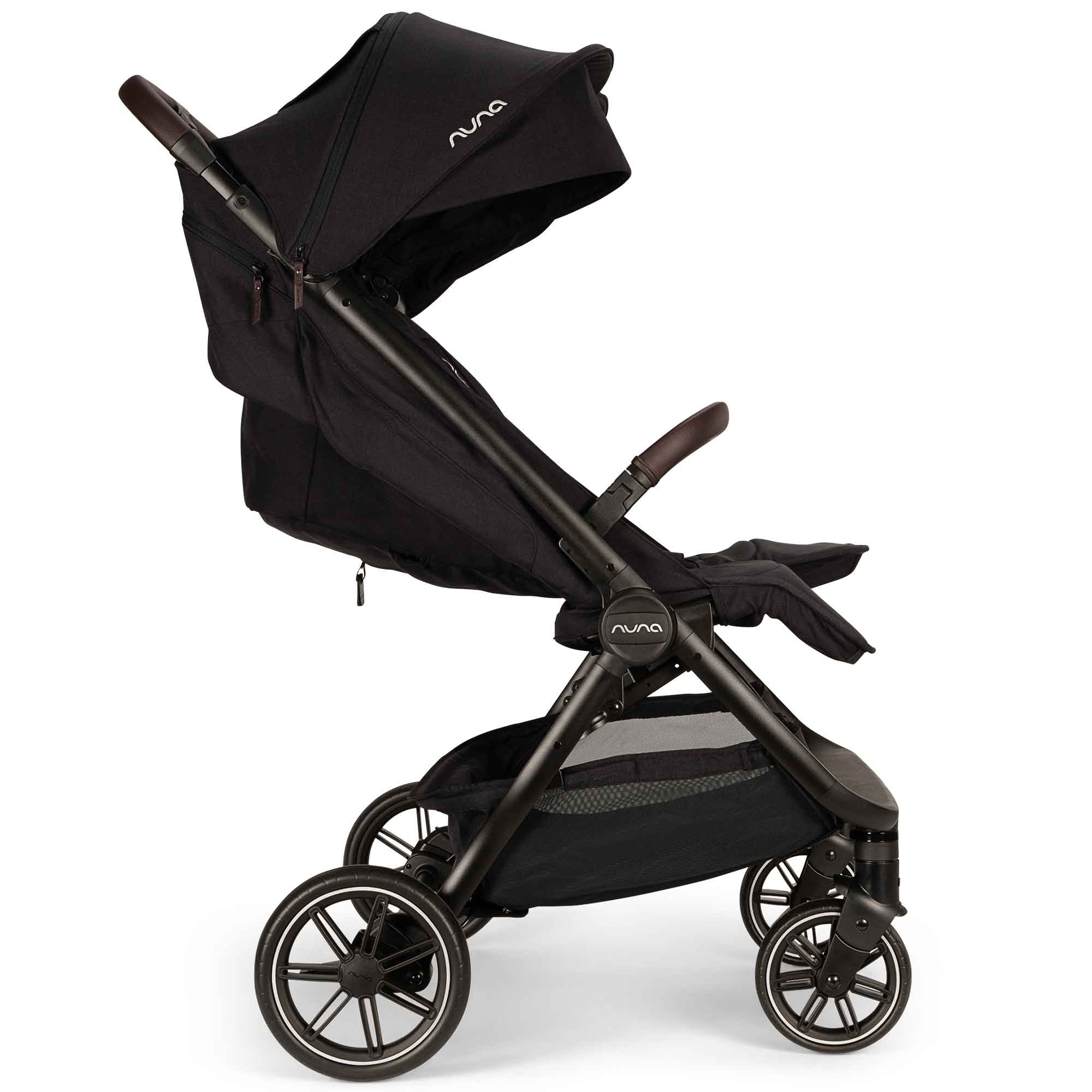 nuna stroller for twins Nuna TRVL Dubl Stroller in Caviar