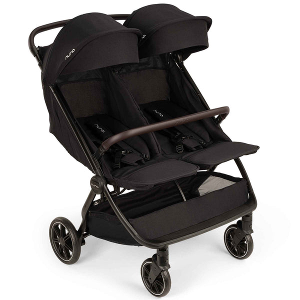 Nuna TRVL Dubl Stroller in Caviar