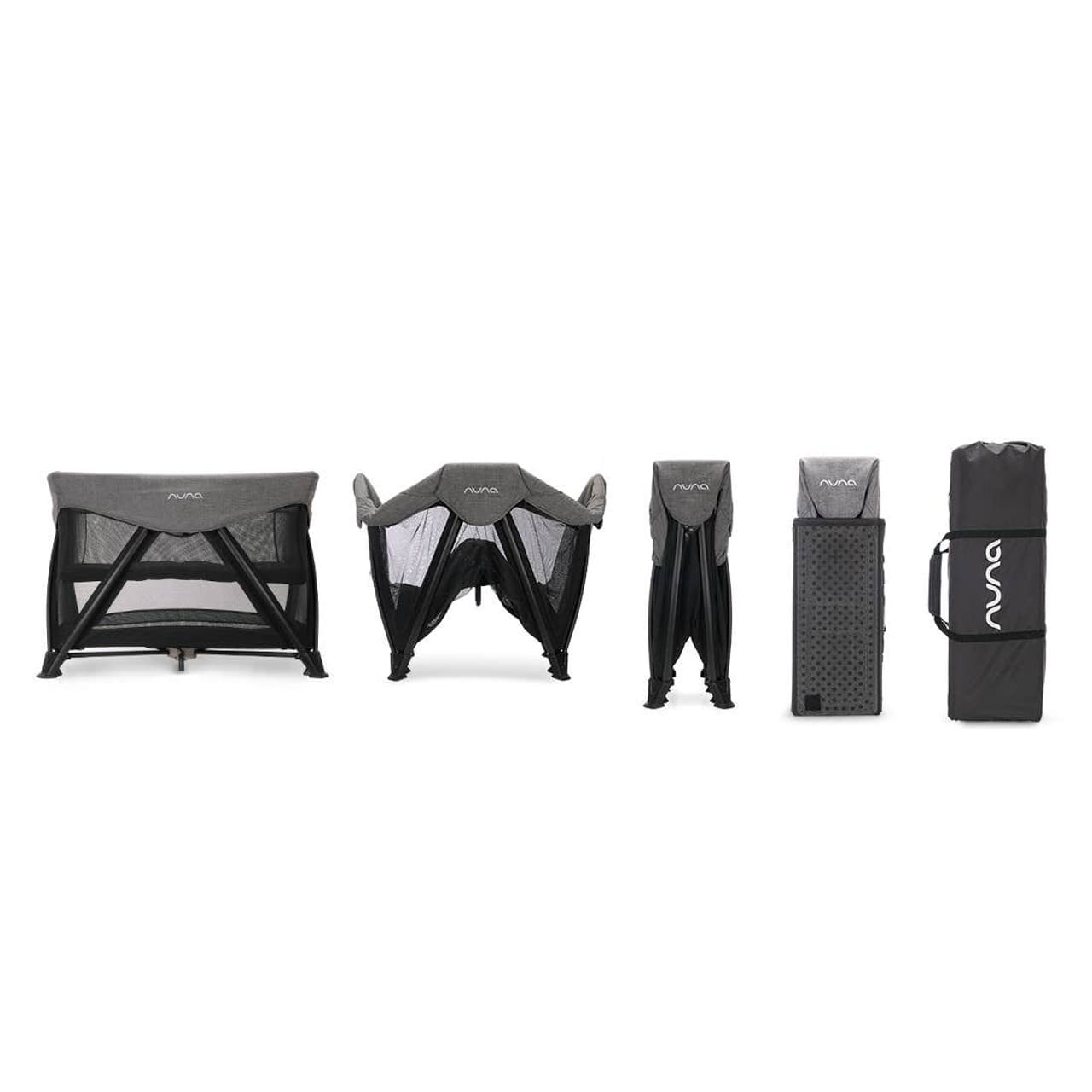 Nuna SENA Aire Travel Cot in Caviar Travel Cots TC16507CVRGL 8721094528981