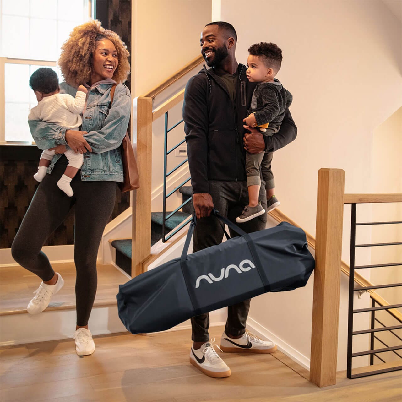 Nuna SENA Aire Travel Cot in Caviar Travel Cots TC16507CVRGL 8721094528981