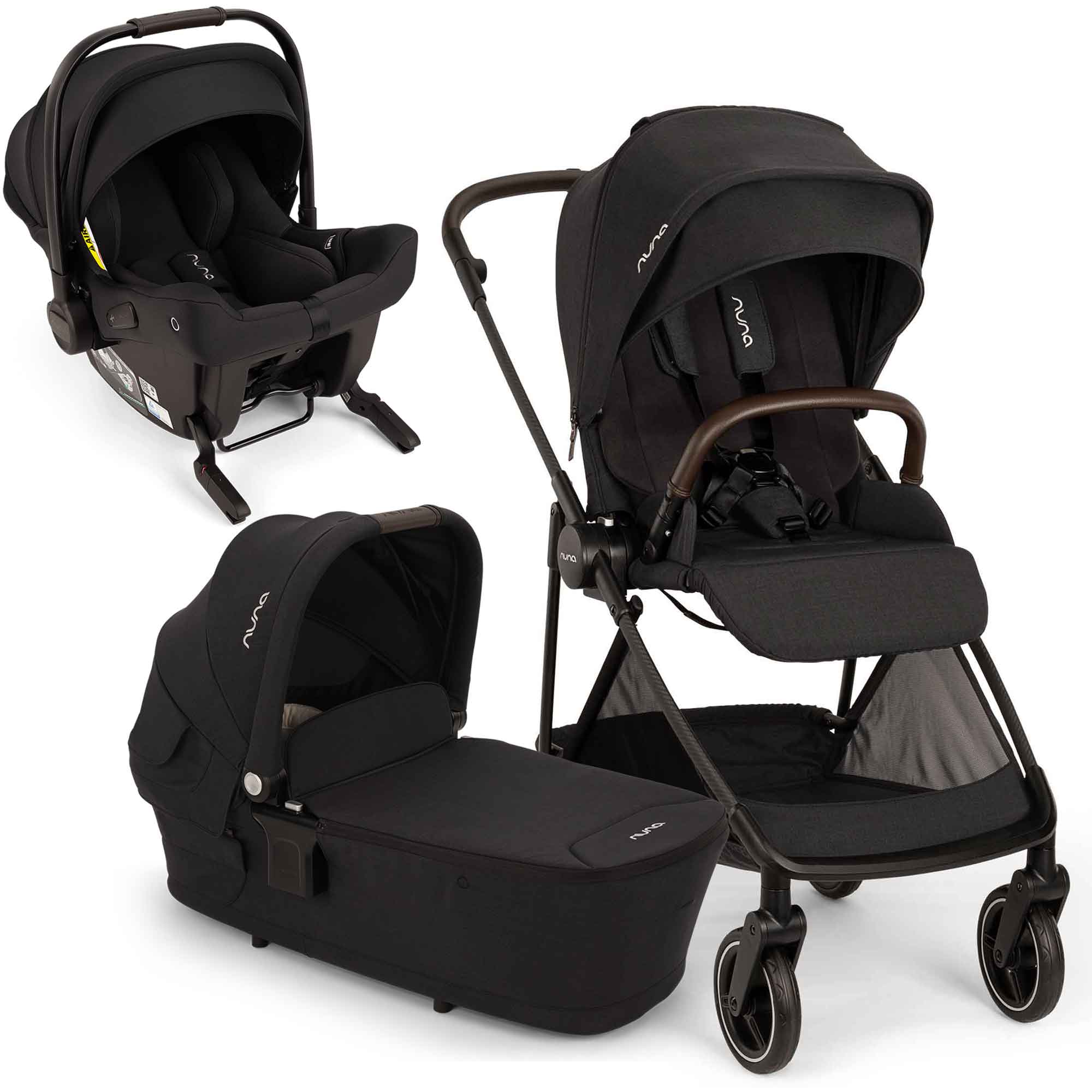 Nuna IXXA Next + PIPA Urbn Bundle in Caviar Travel Systems Z2BJIXXA1002UK 5056080617619