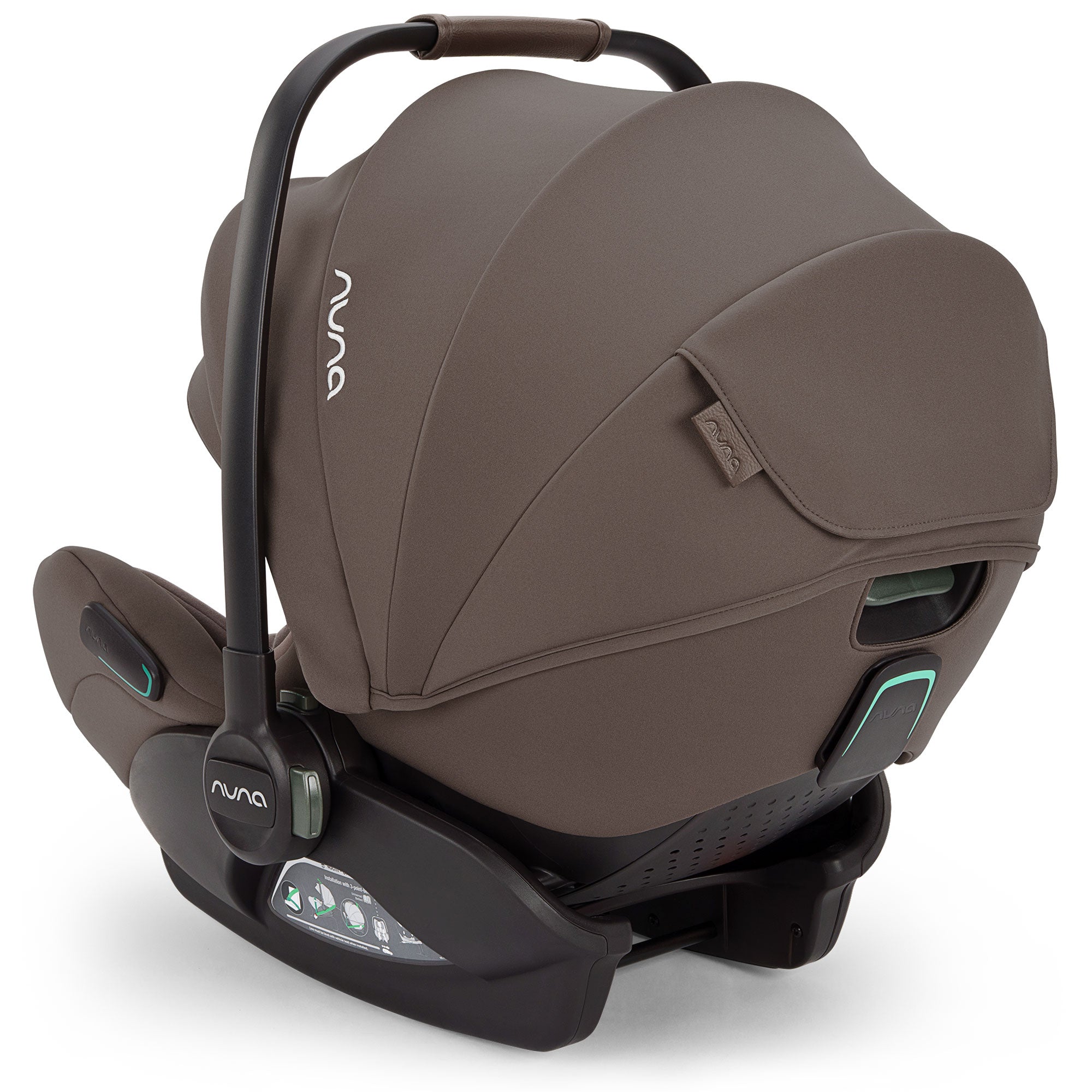 Nuna TRIV Next & ARRA Flex & BASE Curv Bundle in Chestnut Travel Systems Z2BNTRIV1049UK 5056080621784