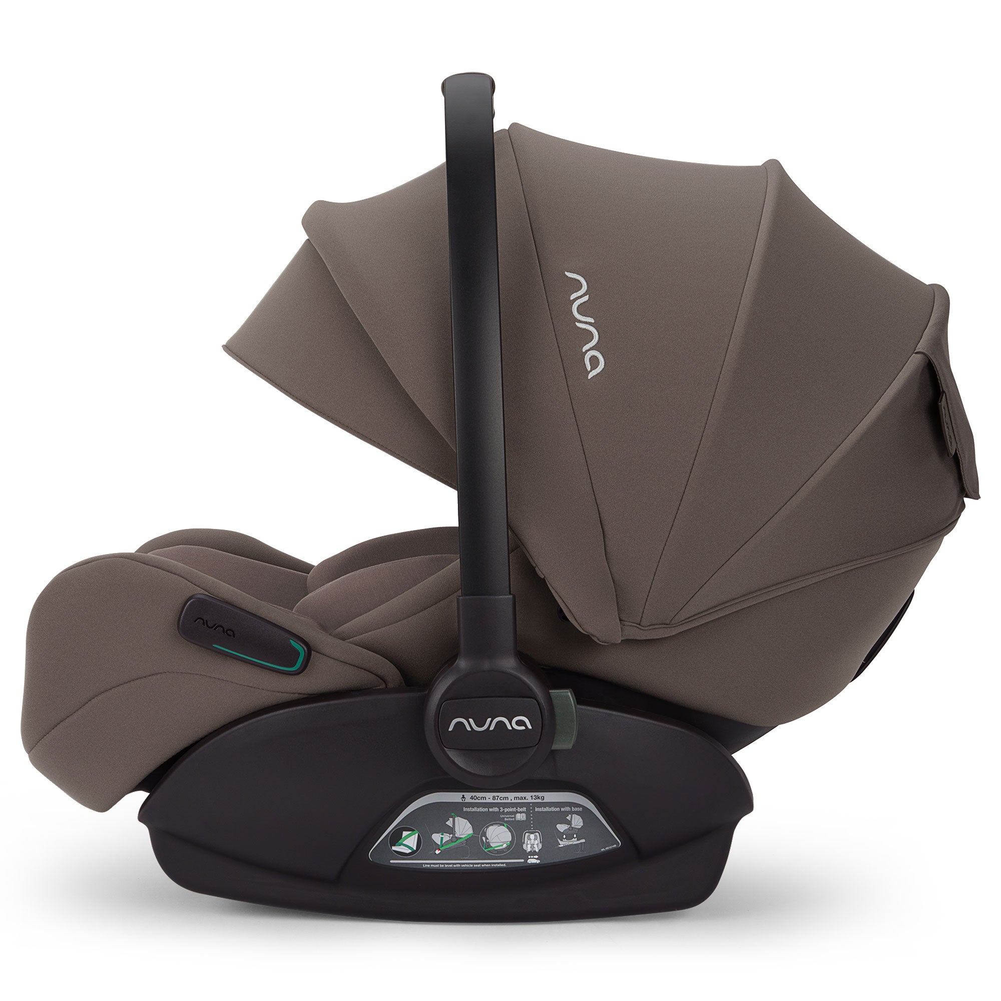 Nuna TRIV Next & ARRA Flex & BASE Curv Bundle in Chestnut Travel Systems Z2BNTRIV1049UK 5056080621784
