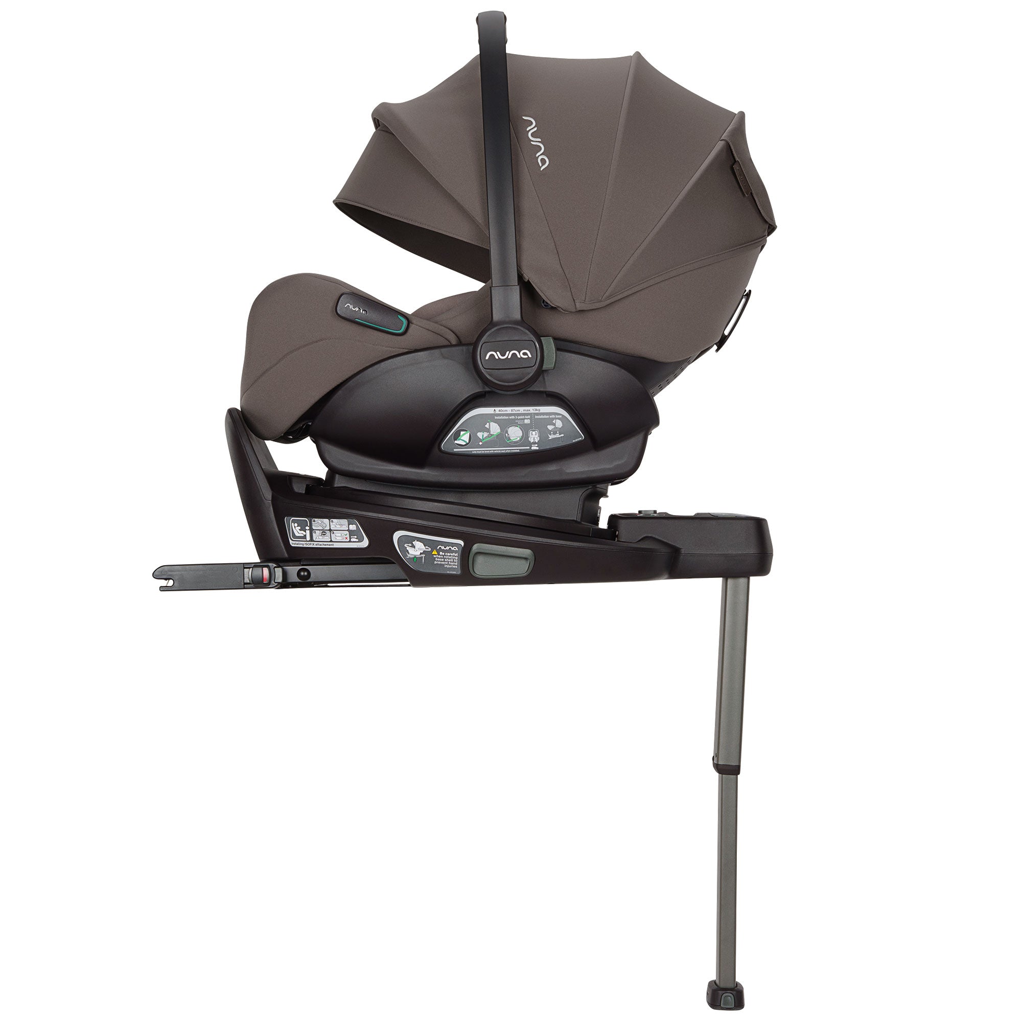 Nuna TRIV Next & ARRA Flex & BASE Curv Bundle in Chestnut Travel Systems Z2BNTRIV1049UK 5056080621784