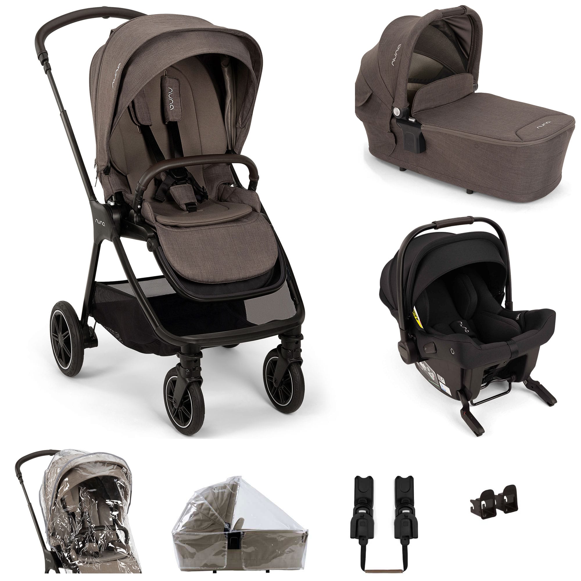 Nuna TRIV Next URBN Bundle in Chestnut Travel Systems Z2BNTRIV1052UK 5056080621814