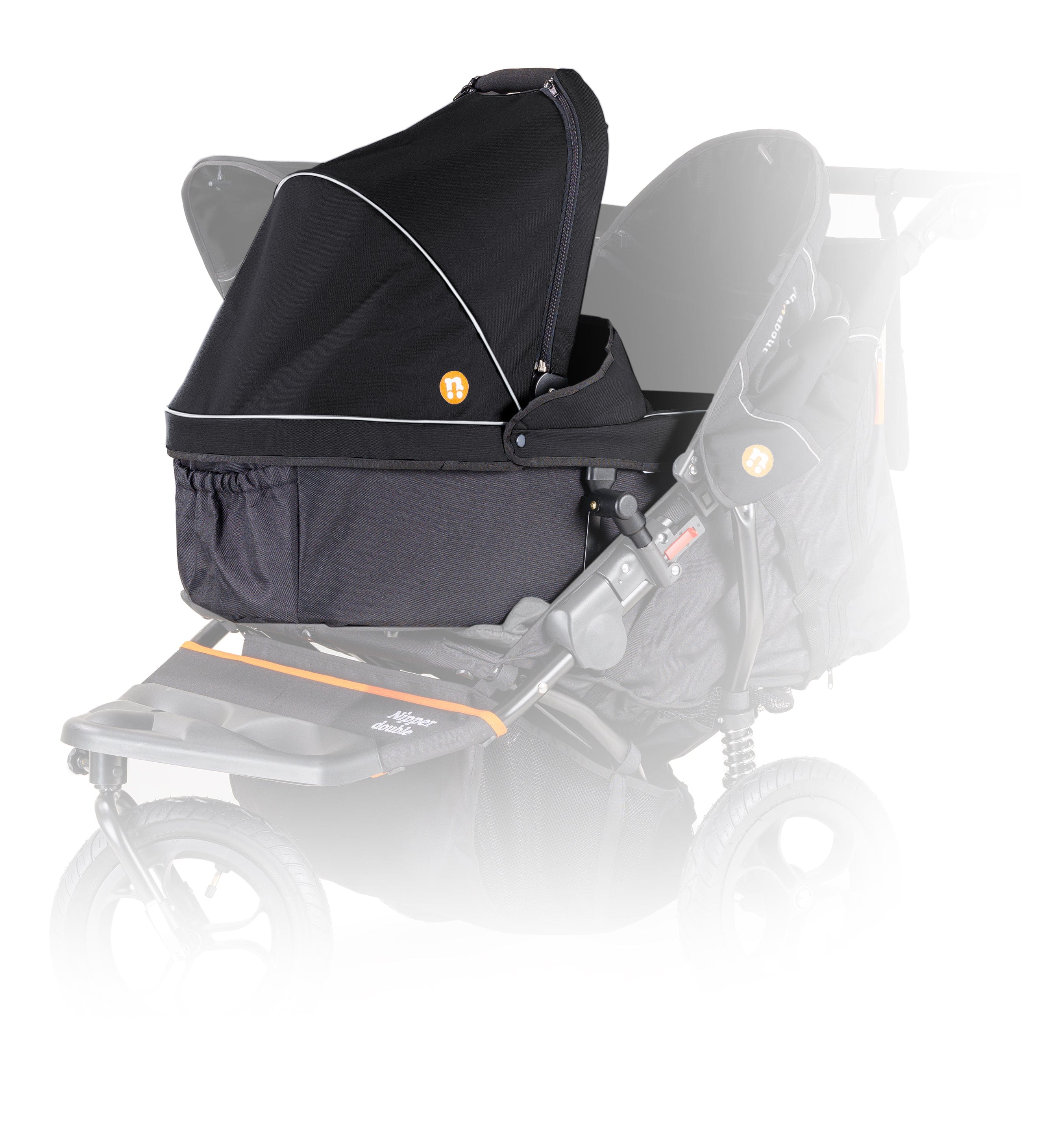 Out n About Nipper Double Duo Ultimate Bundle in Summit Black 3 Wheeler Pushchair Bundles 15794-DTN-ULT-SBL 5060167546778