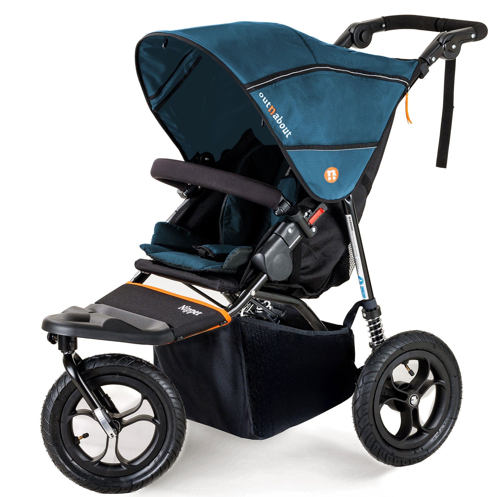 Out n About Nipper New Parent Starter Bundle in Highland Blue 3 Wheeler Pushchair Bundles 5060167546136