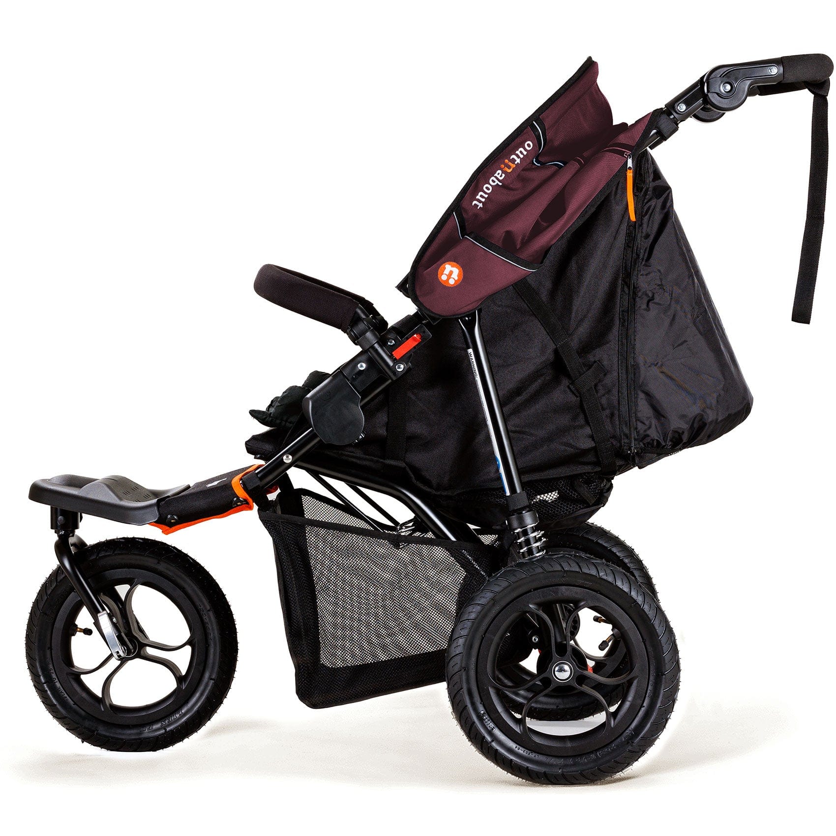 Out n About Nipper V5 Pushchair Brambleberry Red 3 Wheelers NIP-01BDYv5 5060167546143