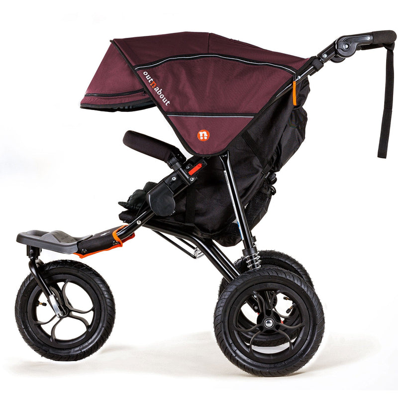 Out n About Nipper V5 Pushchair Brambleberry Red 3 Wheelers NIP-01BDYv5 5060167546143
