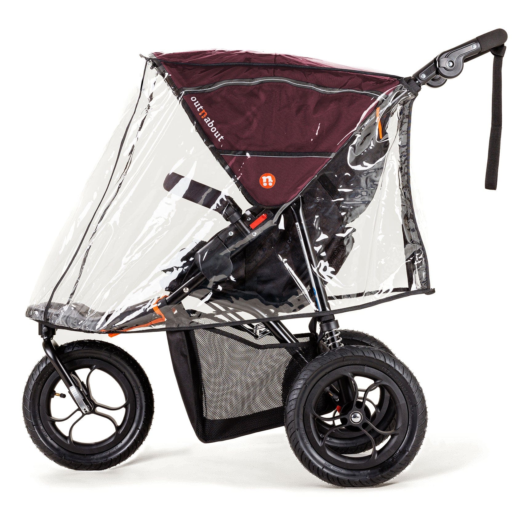 Out n About Nipper V5 Pushchair Brambleberry Red 3 Wheelers NIP-01BDYv5 5060167546143