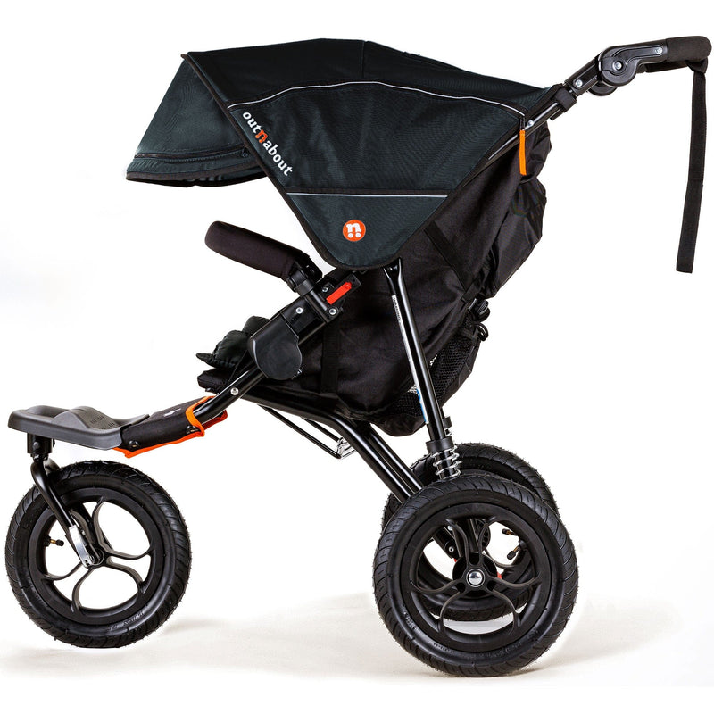 Out n About Nipper V5 Pushchair Forest Black 3 Wheelers NIP-01BLKv5 5060167546105