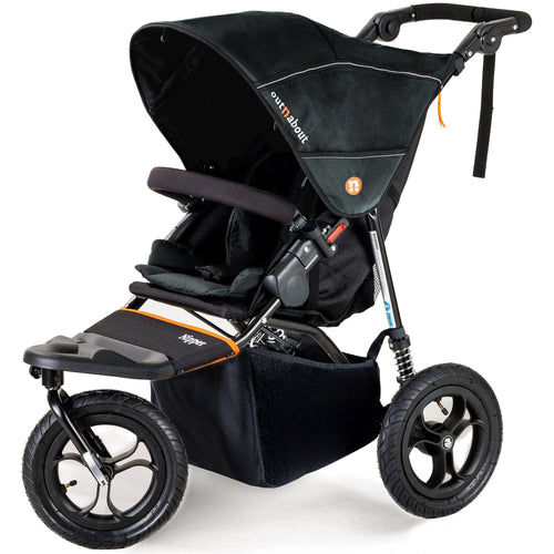 Out n About Nipper V5 Pushchair Forest Black 3 Wheelers NIP-01BLKv5 5060167546105