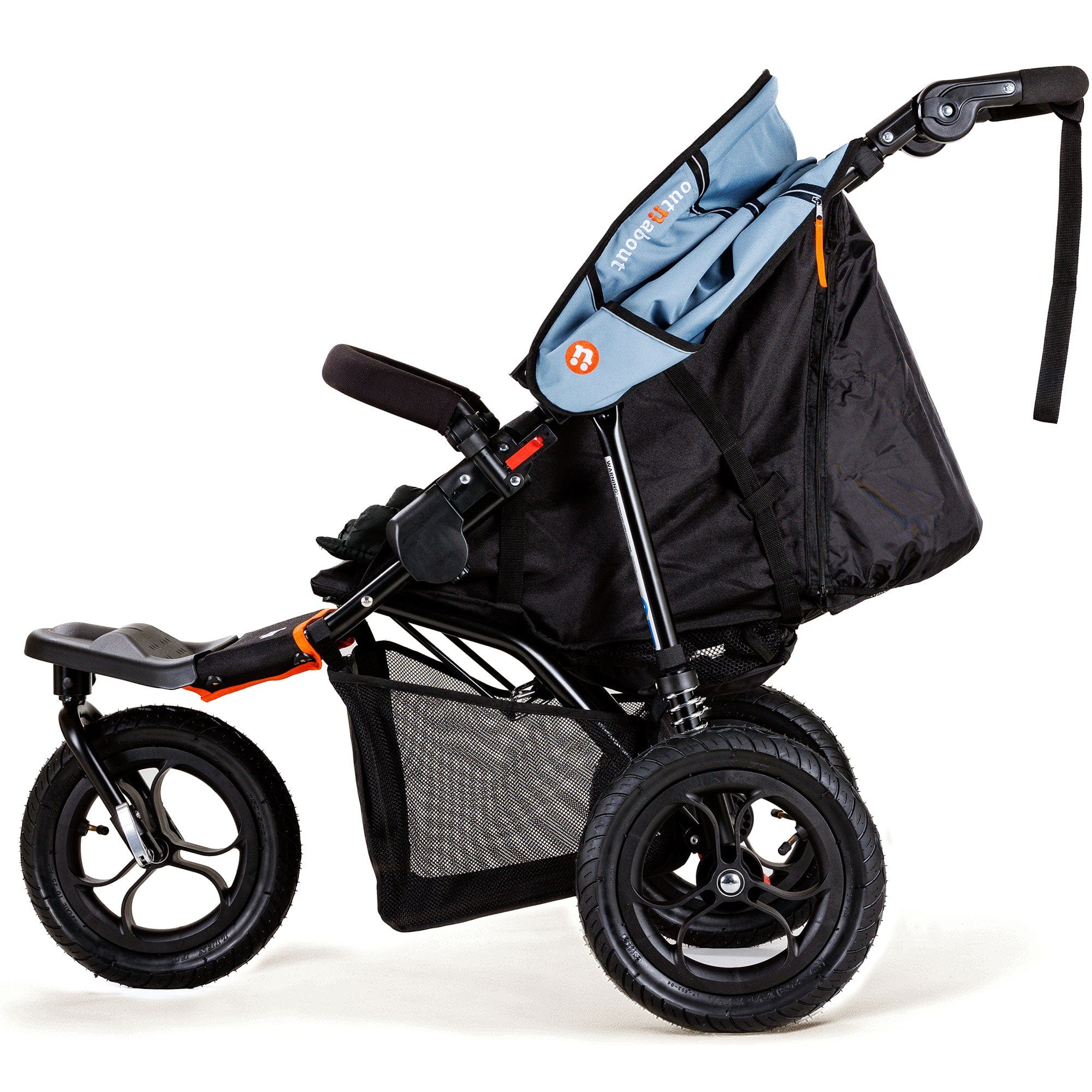 Out n About Nipper V5 Pushchair Rock Salt Grey 3 Wheelers NIP-01GRYv5 5060167546112