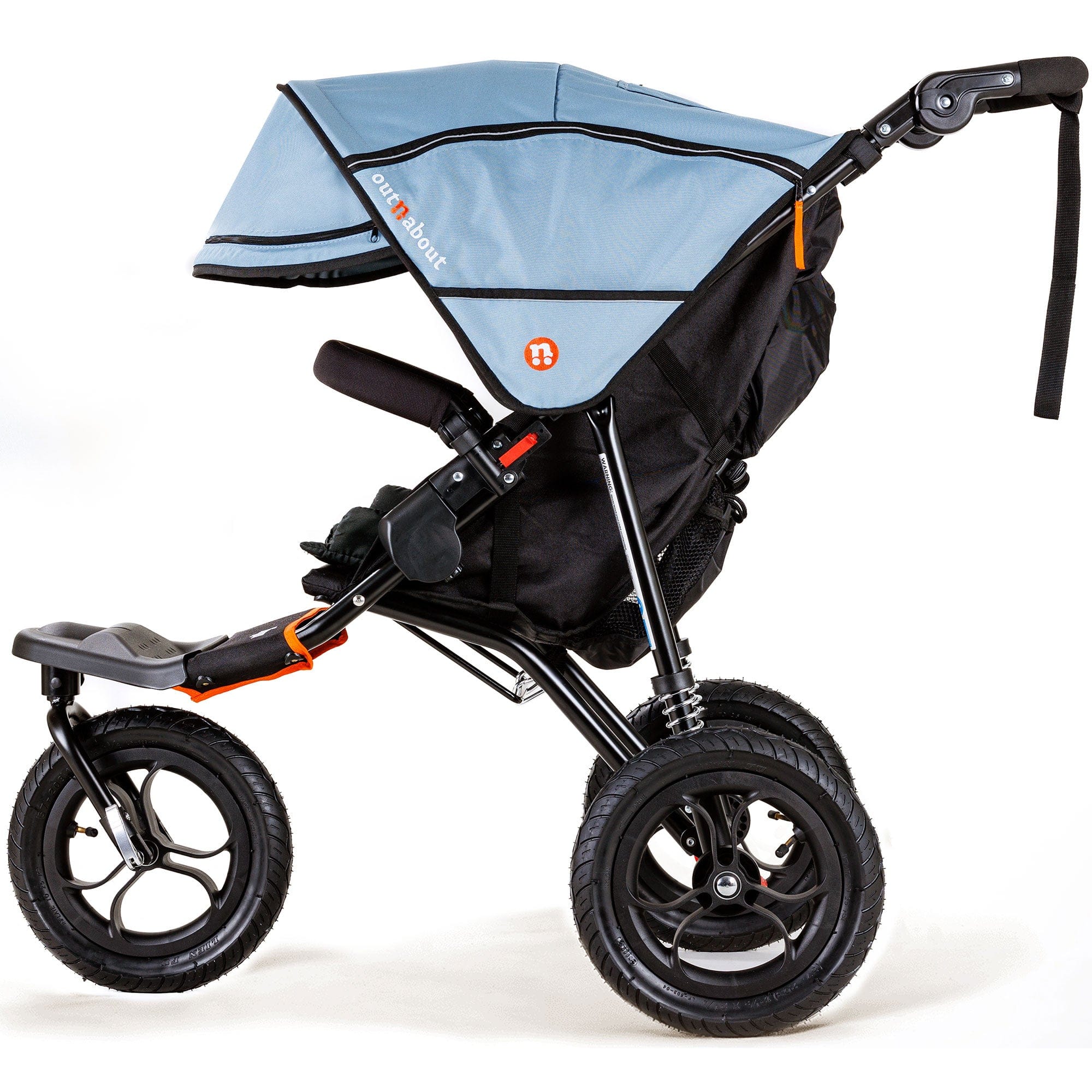 Out n About Nipper V5 Pushchair Rock Salt Grey 3 Wheelers NIP-01GRYv5 5060167546112