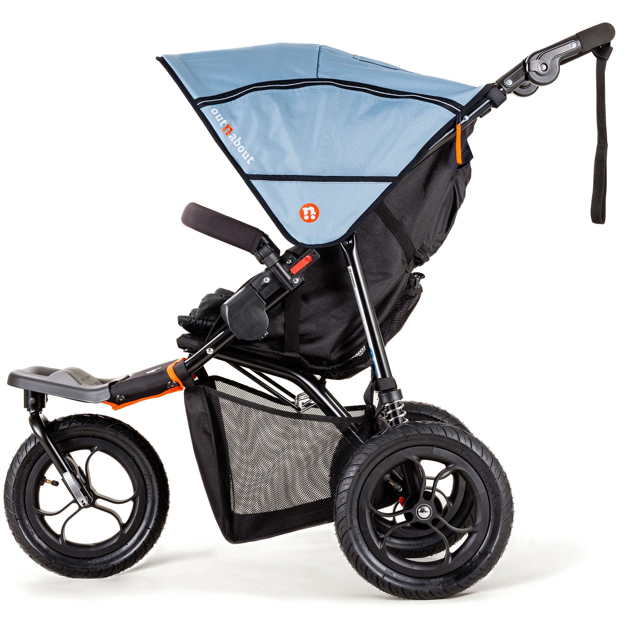 Out n About Nipper V5 Pushchair Rock Salt Grey 3 Wheelers NIP-01GRYv5 5060167546112