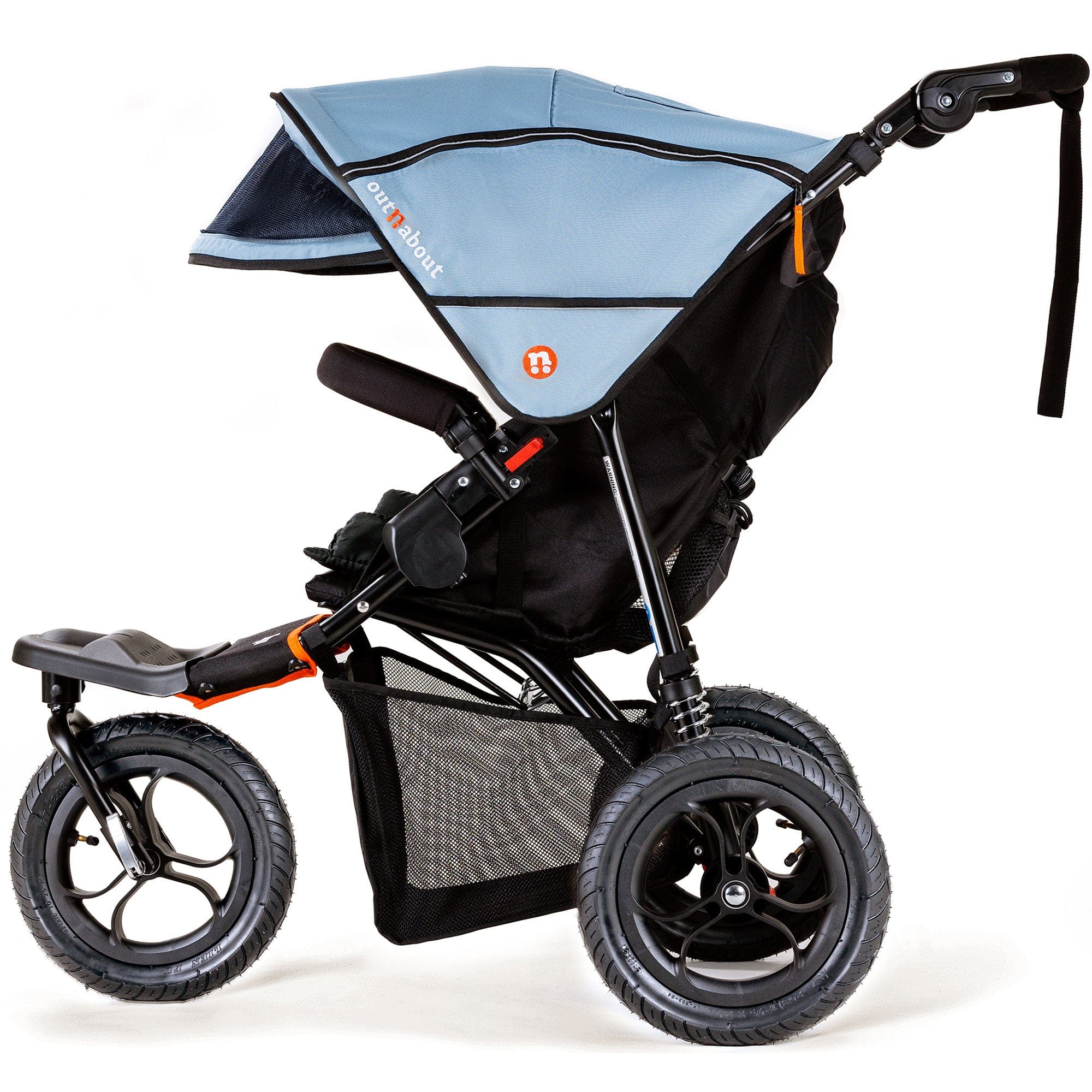 Out n About Nipper V5 Pushchair Rock Salt Grey 3 Wheelers NIP-01GRYv5 5060167546112