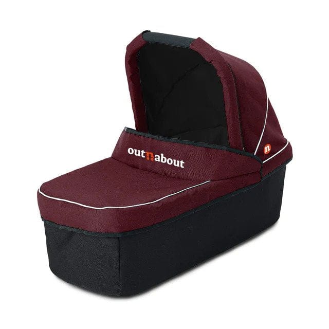 Out n About Nipper Single Carrycot In Brambleberry Red Chassis & Carrycots CC-01BB 5060167546013