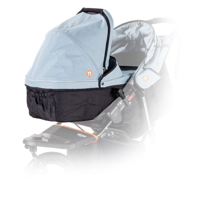 Out n About Nipper Single Carrycot In Rocksalt Grey Chassis & Carrycots CC-01RSG 5060167545993