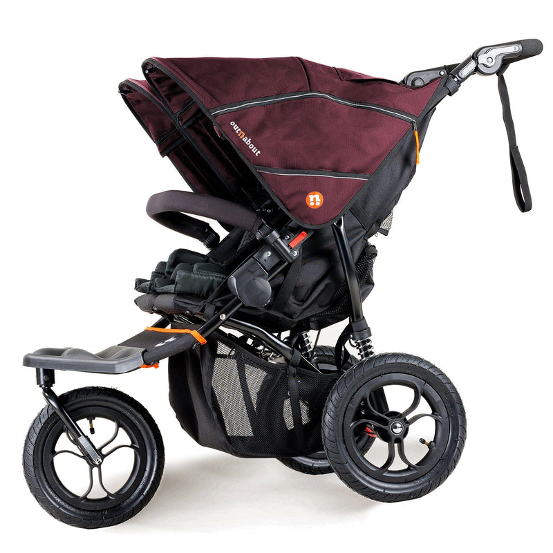 Out n About Double Nipper V5 Brambleberry Red Double & Twin Prams NIP-02BDYv5 5060167546198