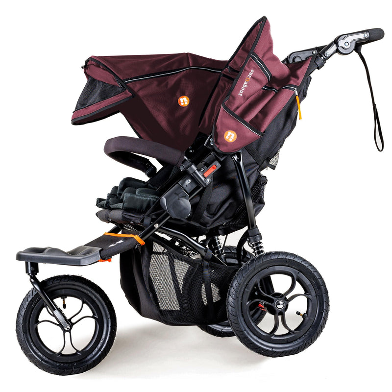 Out n About Double Nipper V5 Brambleberry Red Double & Twin Prams NIP-02BDYv5 5060167546198
