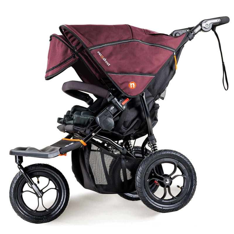 Out n About Double Nipper V5 Brambleberry Red Double & Twin Prams NIP-02BDYv5 5060167546198