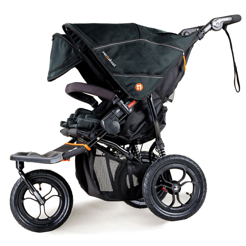 Out n About Double Nipper V5 Forest Black Double & Twin Prams NIP-02BLKv5 5060167546150
