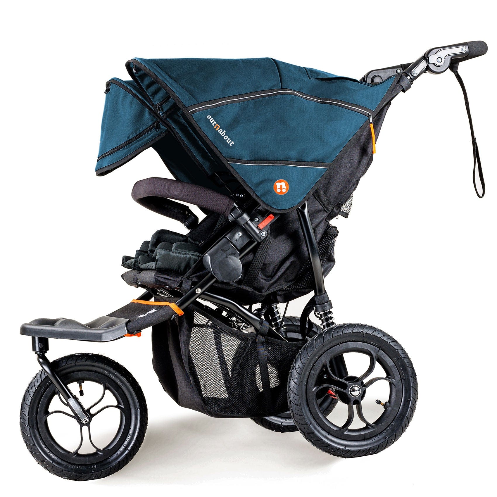 Out n About Double Nipper V5 Highland Blue Double & Twin Prams NIP-02BLUv5 5060167546181