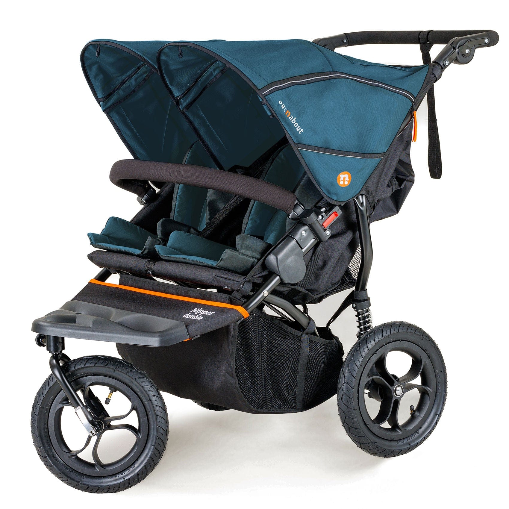 Out n About Double Nipper V5 Highland Blue Double & Twin Prams NIP-02BLUv5 5060167546181