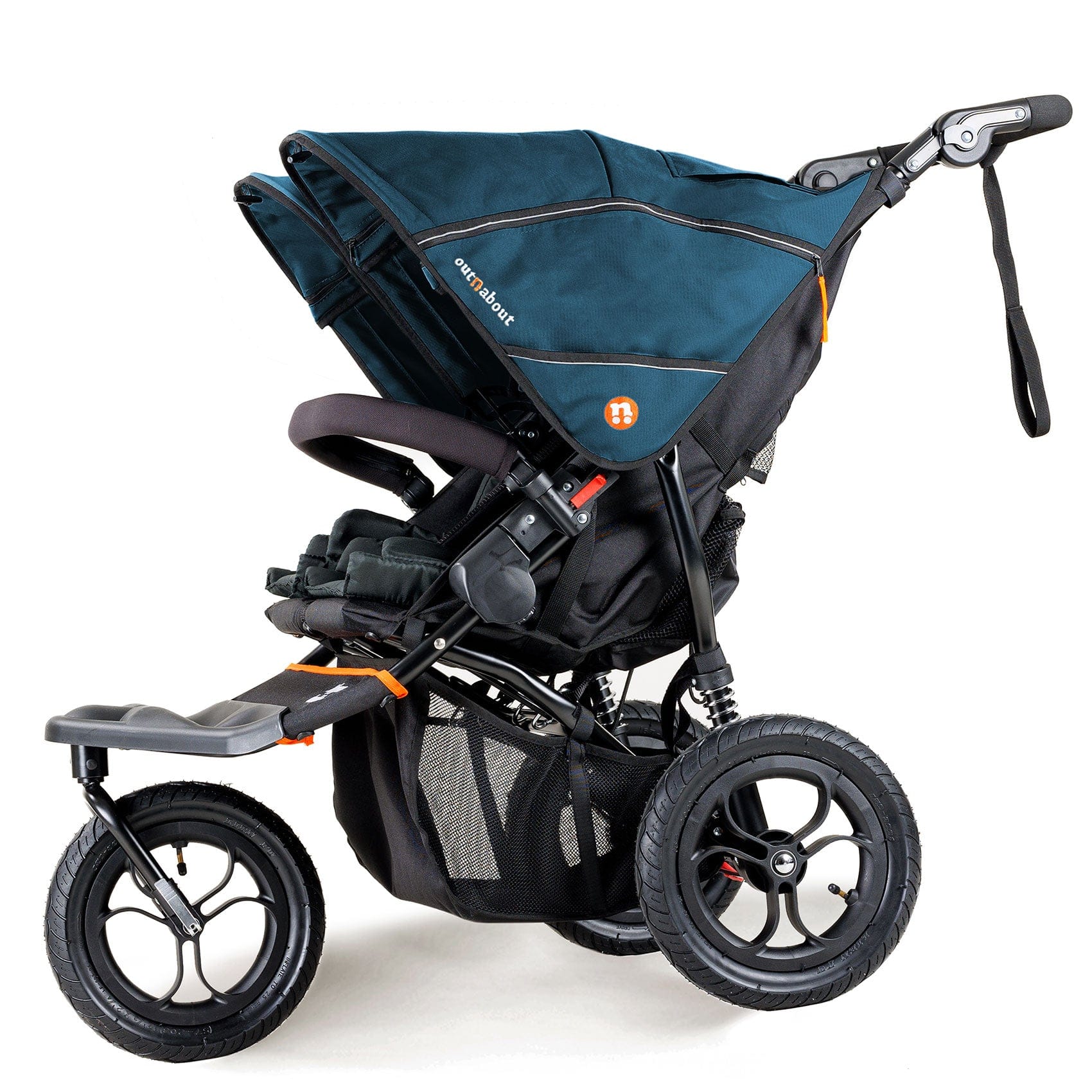 Out n About Double Nipper V5 Highland Blue Double & Twin Prams NIP-02BLUv5 5060167546181