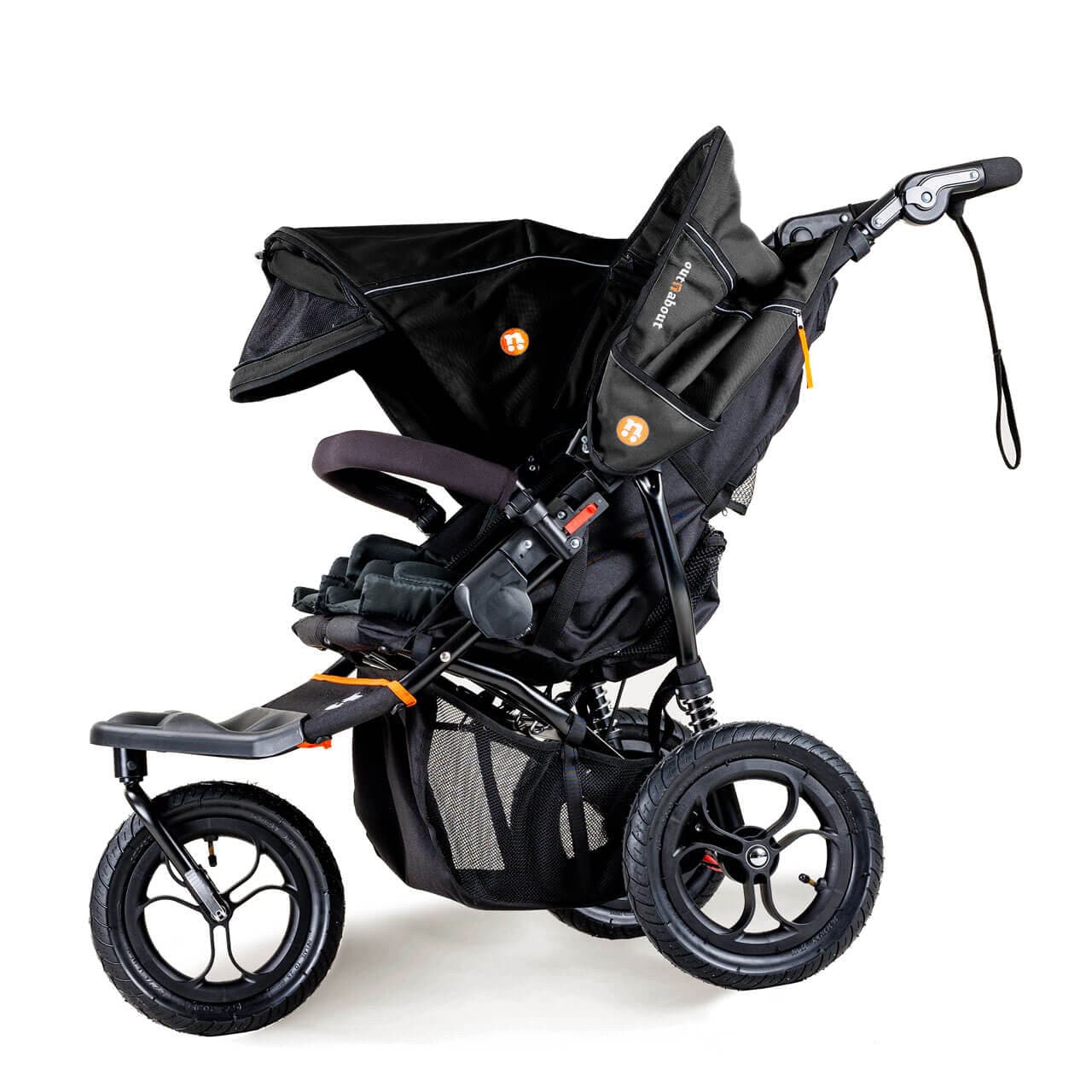 Out n About Double Nipper V5 Summit Black Double & Twin Prams NIP-02SBv5 5060167546785