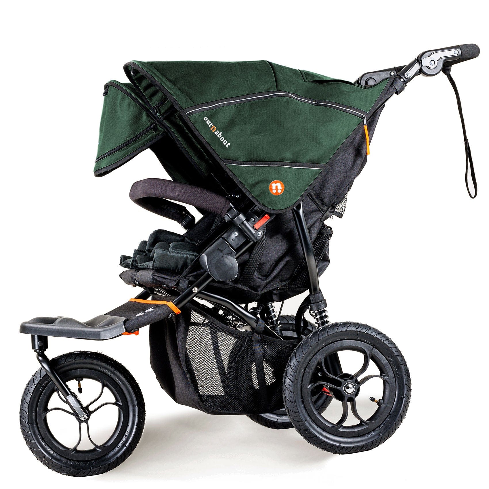 Out n About Double Nipper V5 Sycamore Green Double & Twin Prams NIP-02GRNv5 5060167546174