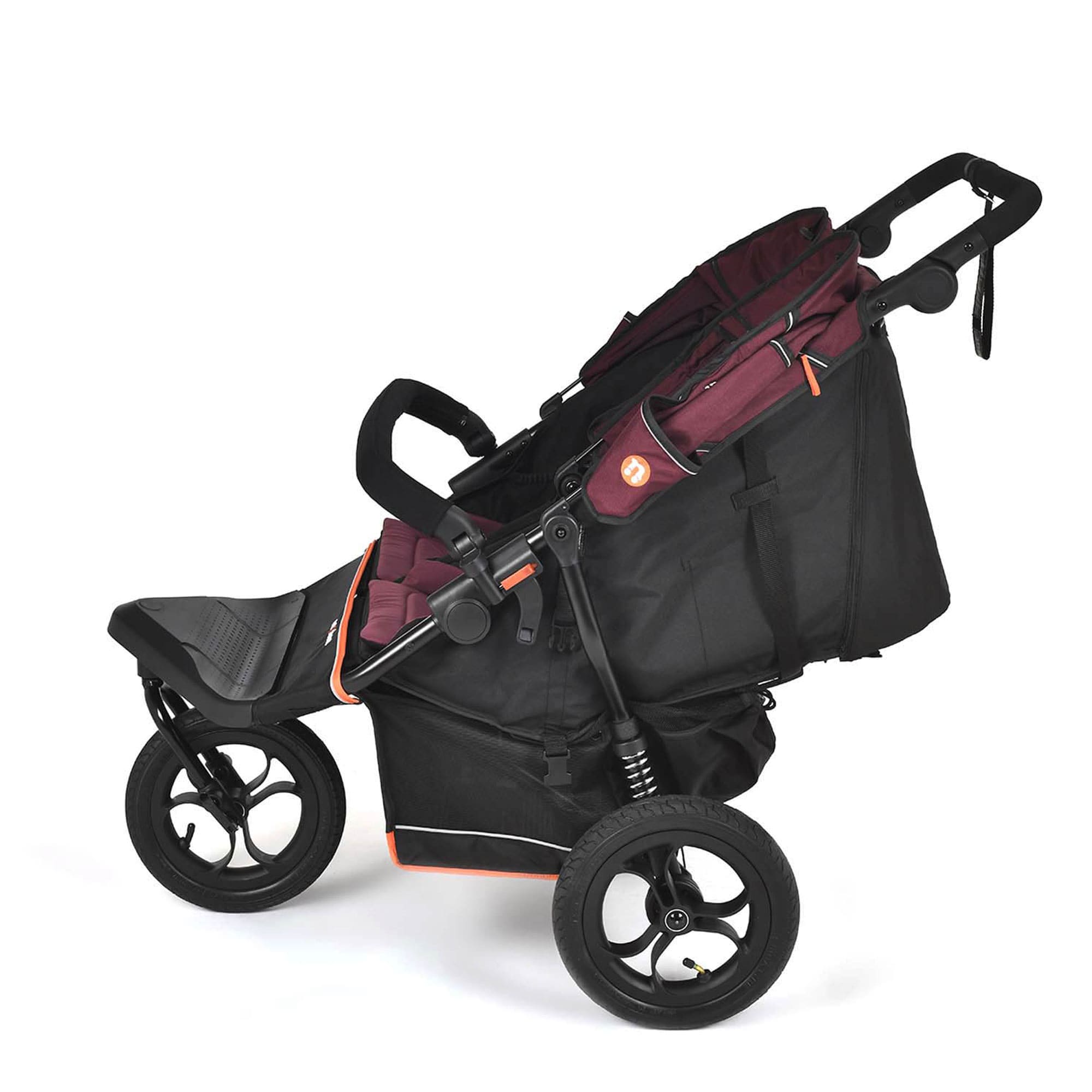 Out n About Double Nipper V6 in Brambleberry Red Double & Twin Prams ONANIP-02BDYV6 5060167547768
