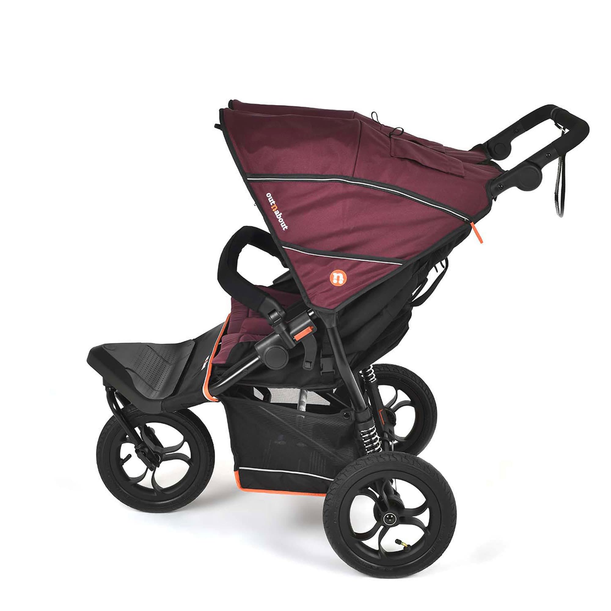 Out n About Double Nipper V6 in Brambleberry Red Double & Twin Prams ONANIP-02BDYV6 5060167547768